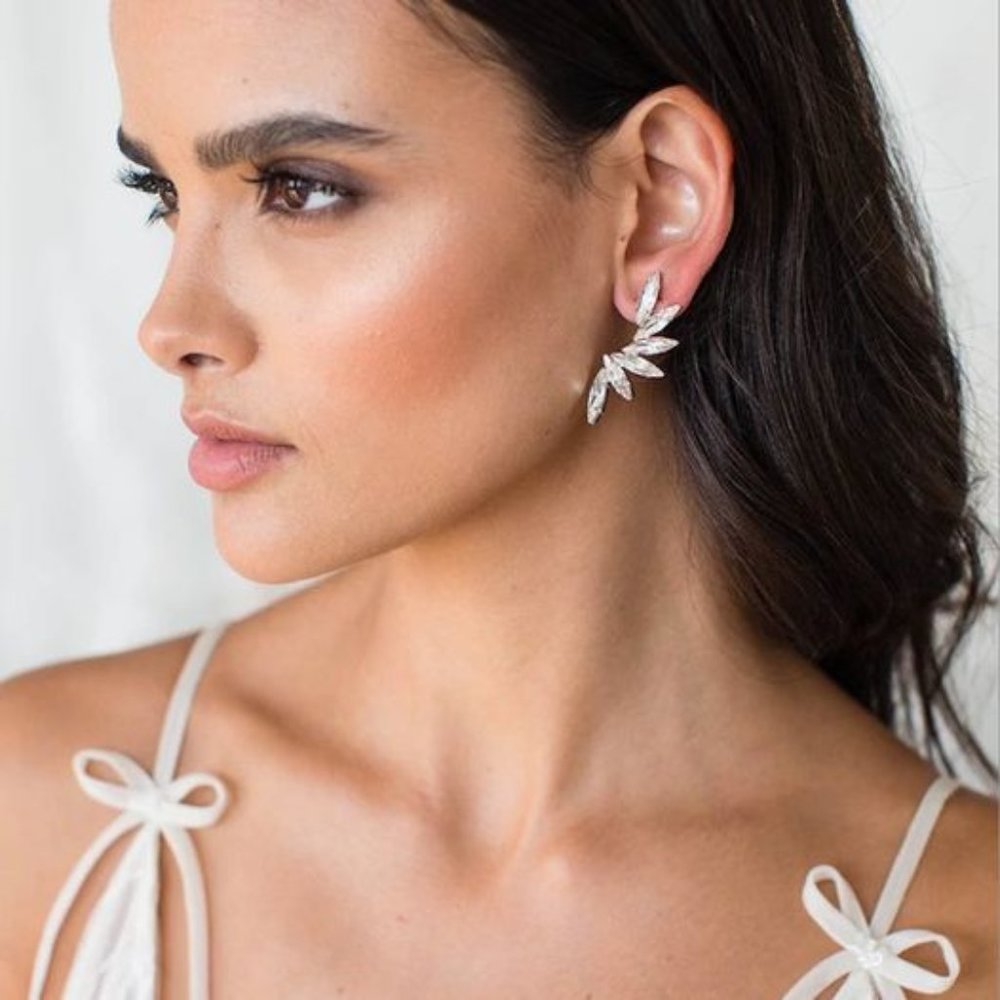 Swarovski Crystals Bridal Earrings